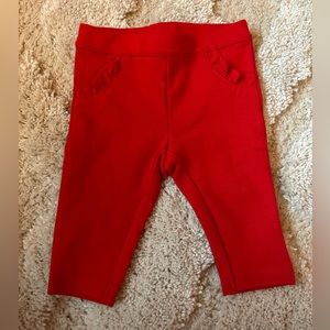 Red Janie and Jack Leggings